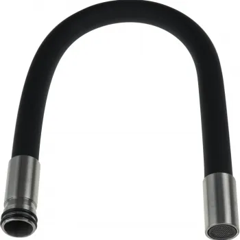 Pipa flexibila pentru baterie bucatarie Deante Luno negru inox imagine