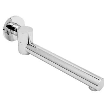 Pipa mobila rotunda Inula, pentru baterie incastrata, 244 mm, 1 2  , crom imagine
