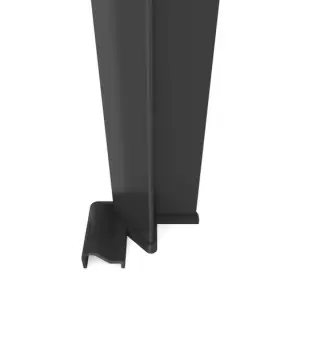 Profil inchidere usa dus, culoare negru 200 cm Deante Kerria plus imagine