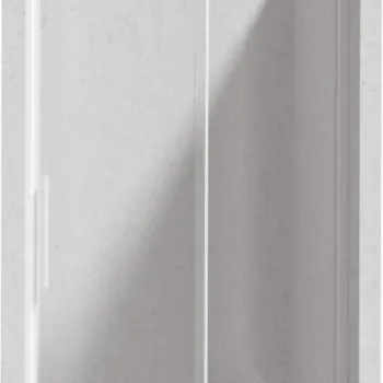 Profil pentru usa cabina de dus, incastrata, alb mat, 195 cm, Sistem Prizma imagine