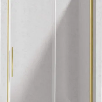 Profil pentru usa cabina de dus, incastrata, auriu, 195 cm, Sistem Prizma imagine