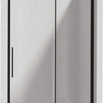 Profil pentru usa cabina de dus, incastrata, negru mat, 195 cm, Sistem Prizma imagine