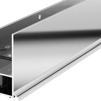 Profil usa de nisa extensie cabina dus culoare crom 200 cm Deante imagine