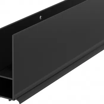 Profil usa de nisa extensie cabina dus culoare negru mat 200 cm Deante imagine