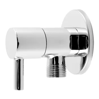 Robinet coltar rotund crom lucios Ferro Rotondo imagine