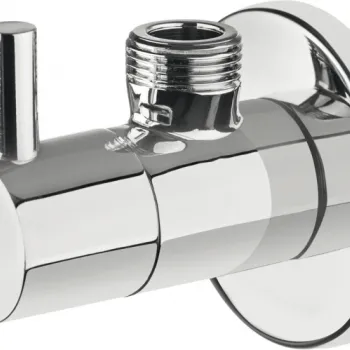 Robinet coltar rotund Deante 1 2 - 1 2 crom lucios imagine