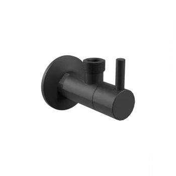 Robinet coltar rotund negru mat cu filtru 1 2 A 1 2 Alcadrain ARV003-BLACK imagine