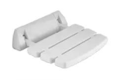 Scaun pliabil dus pentru persoane cu dizabilitati, alb, Vital, Deante imagine