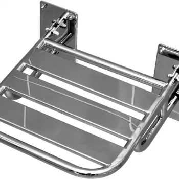 Scaun pliabil dus pentru persoane cu dizabilitati Cersanit Etiuda, crom imagine