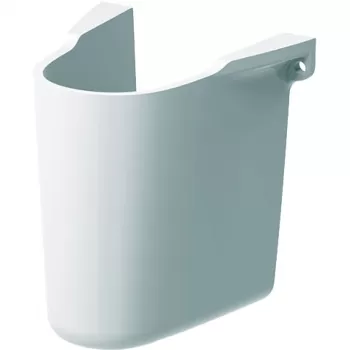 Semipiedestal chiuveta baie alb Geberit Selnova imagine