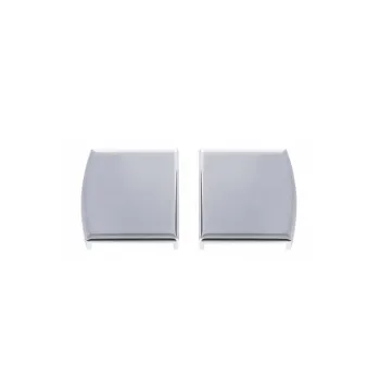 Set 2 capace cromate pentru paravan de cada Easy New cu 1 si 2 aripi, Cersanit Easy imagine