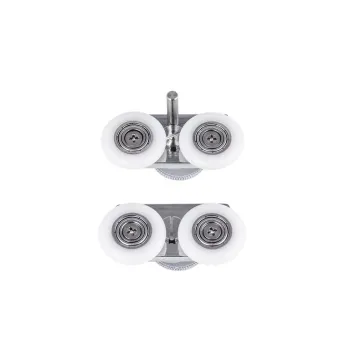 Set 2 role duble inferioare, pentru usi de dus glisante, 23mm, Cersanit Crea imagine