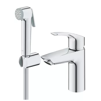 Set baterie lavoar cu dus igienic Eurosmart Hygienica New Grohe imagine