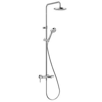 Set coloana dus cu baterie monocomanda cada inclusa crom Kludi, Logo imagine
