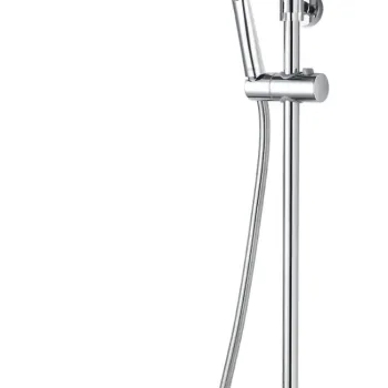 Set de dus cu baterie termostatata, 23 cm, 3 jeturi, crom, Kielle Oudee imagine