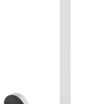 Set de dus cu baterie termostatata, palarie 26 cm, 3 jeturi, alb mat, Hansgrohe Pulsify S imagine