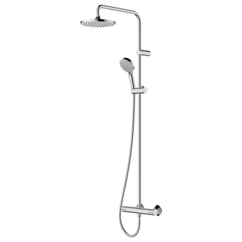 Set de dus culoare crom lucios, Vernis Blend 200, cu baterie termostatata, Hansgrohe imagine