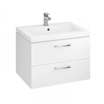 Set mobilier baie cu lavoar si dulap cu 2 sertare Cersanit, Lara imagine