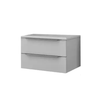 Set mobilier baie cu lavoar si dulap cu 2 sertare Kolpasan, Tara imagine