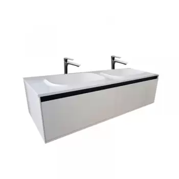 Set mobilier baie si 2 lavoare incluse Kolpasan, Pandora imagine