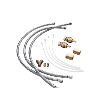 Set montaj pentru baterie lavoar cu 3 orificii Hansgrohe Axor imagine