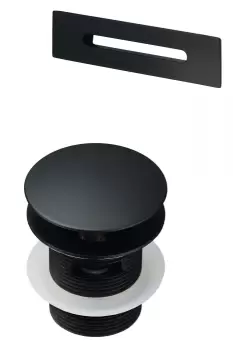 Set ventil click-clack si preaplin pentru cada negru Deante imagine