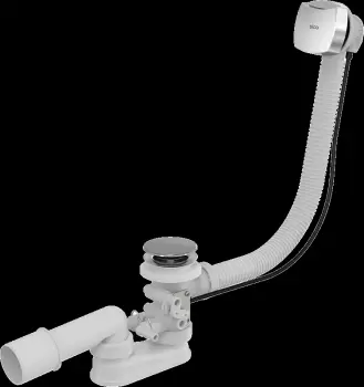 Sifon cada baie cu hidromasaj, ventil si preaplin Alcadrain A566-112122 imagine