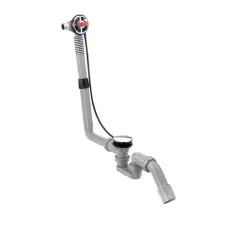 Sifon cada baie cu ventil si preaplin Hansgrohe Exafill S 58115180 imagine