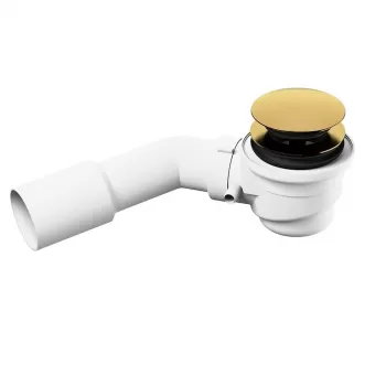 Sifon cada click-clack Cersanit auriu lucios imagine