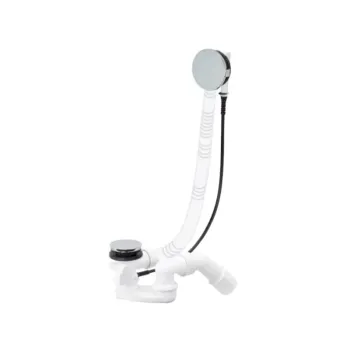 Sifon cada, ventil, cu preaplin, crom, Villeroy  Boch imagine