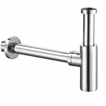 Sifon lavoar cu diametru 32 mm, rotund, metal, crom lucios, Kielle imagine