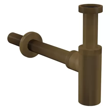 Sifon metalic bronz antic pentru lavoar, Alcadrain imagine