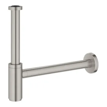 Sifon pentru lavoar, inox periat, Grohe DN 32 imagine