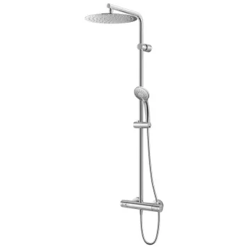 SISTEM DUS IDEALRAIN LUXE CU BATERIE TERMOSTATATA CERATHERM 100 NEW imagine