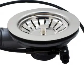 Sita cu cupa de 3,5   , pentru sifon automat, cu filtru, pentru chiuvete inox, Deante imagine