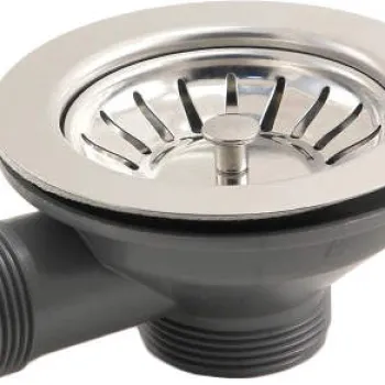 Sita cu cupa de 3,5   , pentru sifon cu filtru, pentru chiuvete inox, Deante imagine