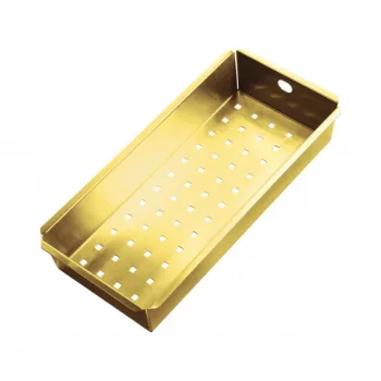 Sita scurgere legume aurie pentru chiuveta bucatarie Alveus Line Monarch imagine