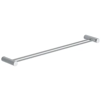 Suport portprosop dublu 60 cm, crom, Cersanit Zen imagine