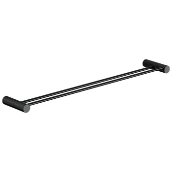 Suport portprosop dublu 60 cm, negru, Cersanit Zen imagine