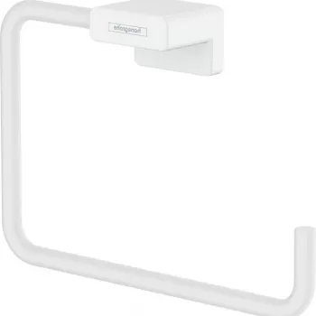 Suport prosop baie, alb mat, Hansgrohe AddStoris imagine