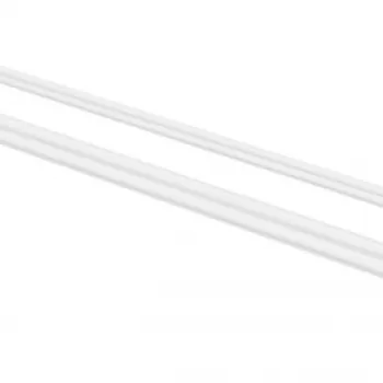 Suport prosop baie, dublu, alb mat, 61.6 cm, Deante Silia imagine