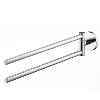 Suport prosop baie dublu crom Hansgrohe Logis imagine