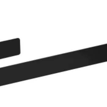 Suport prosop baie negru mat 60 cm Deante Mokko imagine