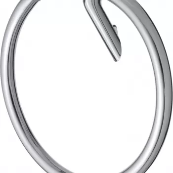 Suport prosop baie rotund culoare crom lucios Deante Silia imagine