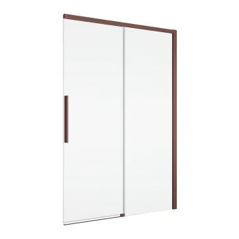 Usa culisanta de dus in nisa, 1600 mm, bordeaux metal, doua elemente, Ronal Oriana imagine