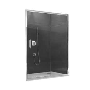 Usa culisanta dus sticla securizata formata din 2 elemente, 140x190 cm, Sanswiss Ocelia imagine