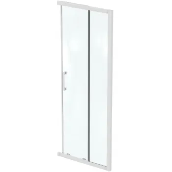 Usa dus glisanta cu segment fix 80 cm Ideal Standard Connect 2 profil alb mat imagine