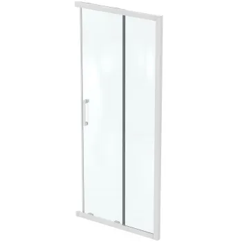 Usa dus glisanta cu segment fix 90 cm Ideal Standard Connect 2 profil alb mat imagine