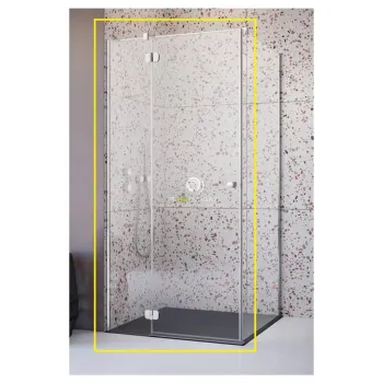 Usa frontala de dus Radaway Torrenta KDJ 120x195 cm, crom, deschidere dreapta imagine
