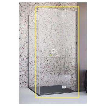 Usa frontala de dus Radaway Torrenta KDJ 120x195 cm, crom, deschidere stanga imagine